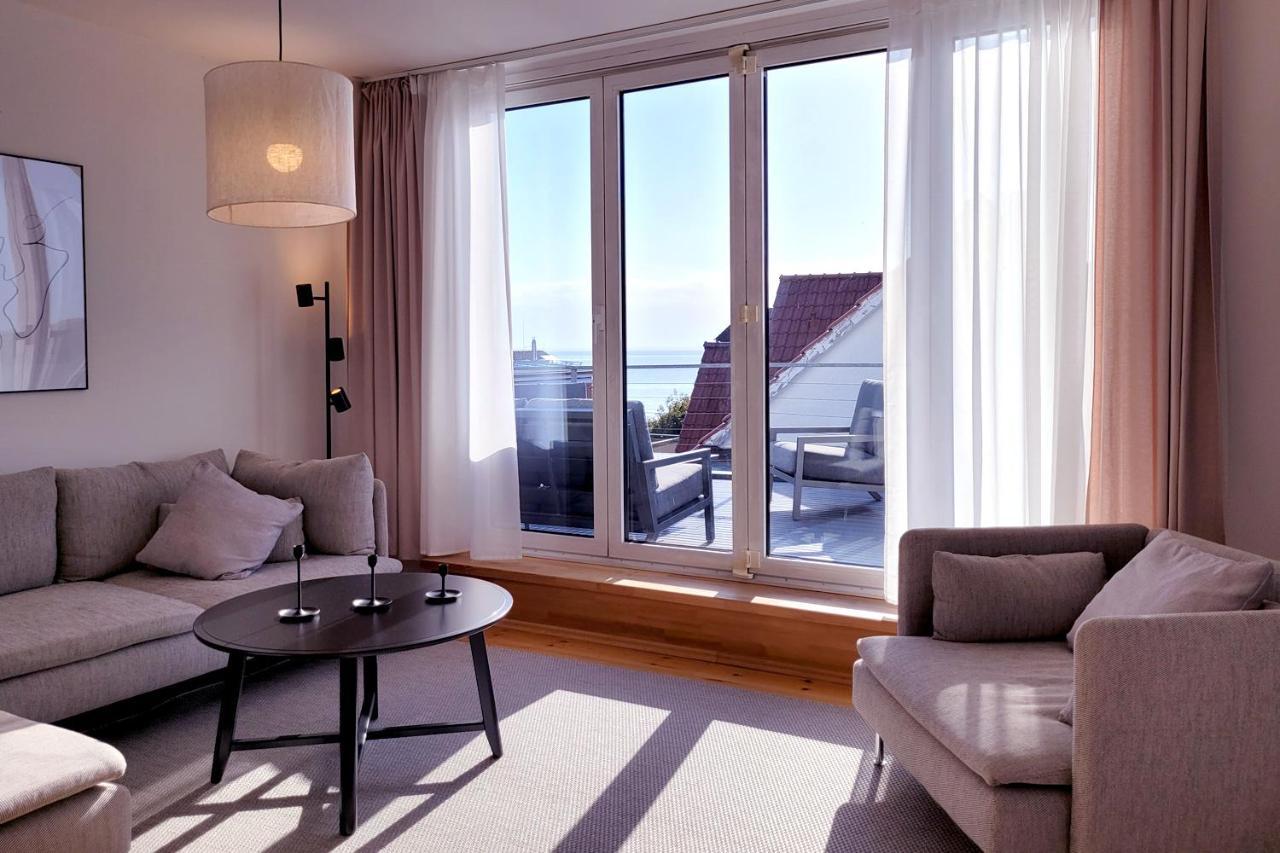 Grosse Penthouse Ferienwohnung Mit Meerblick, Sonnenterrasse & Luxusbad Von "Momentic" Sierksdorf Exterior photo